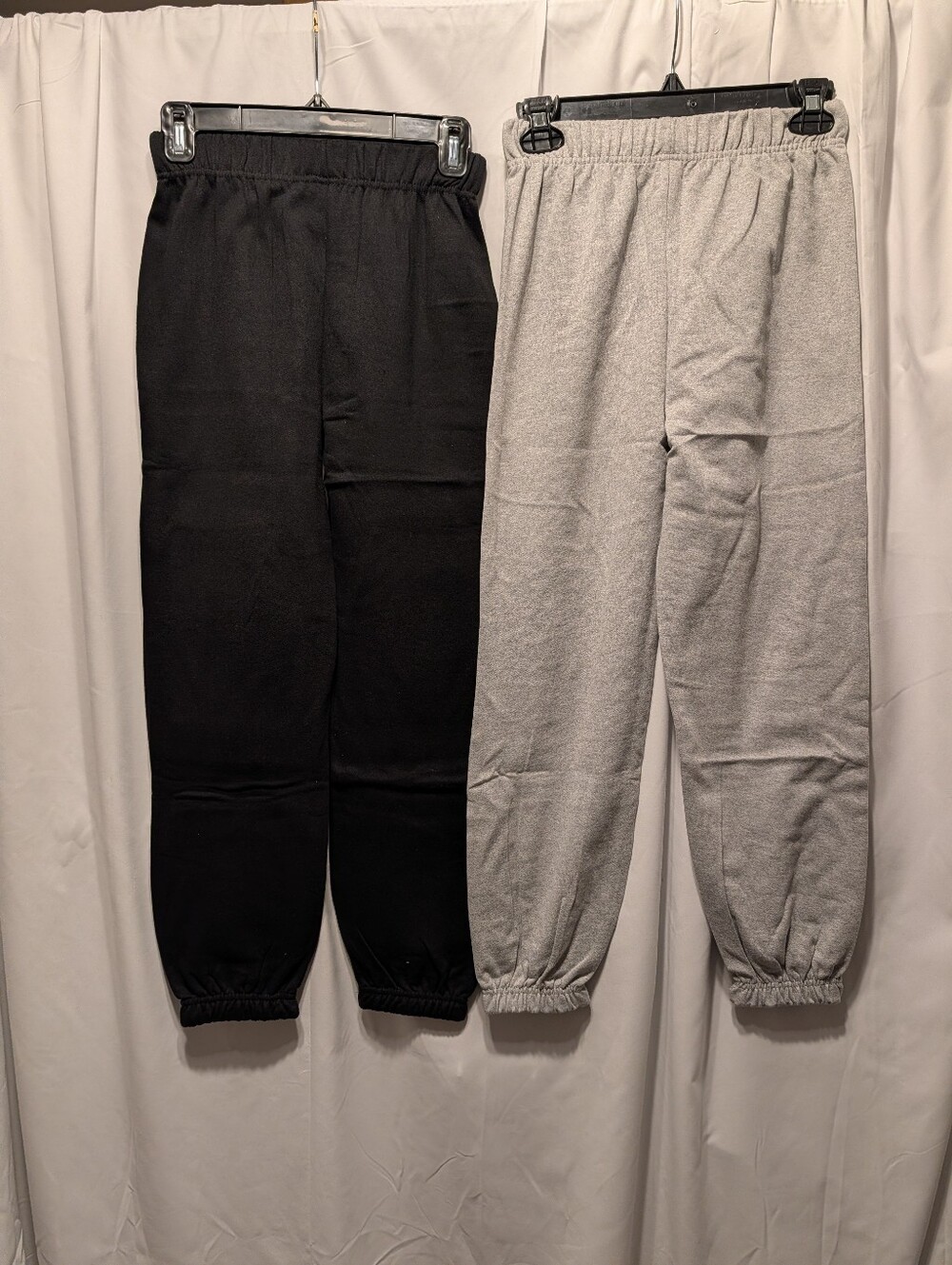 NWOT. Pair Of Youth Sweatpants. Y-Large. Black & Gray